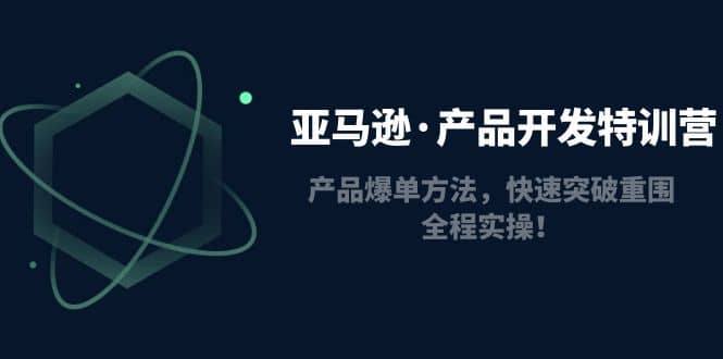 亚马逊·产品开发特训营：产品爆单方法，快速突破重围，全程实操-宁率网络知识库