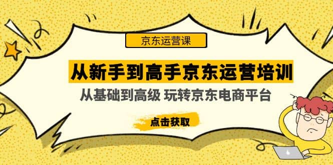从新手到高手京东运营培训：从基础到高级 玩转京东电商平台(无水印)-宁率网络知识库