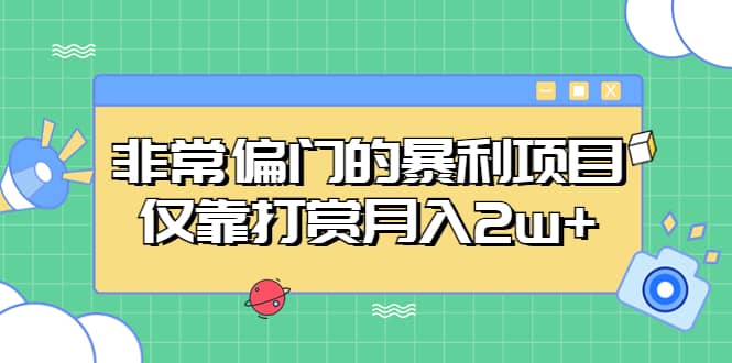 非常偏门的暴利项目-宁率网络知识库