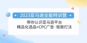 2023亚马逊全能特训营：玩转亚马逊平台+精品化·选品+CPC广告·极致打法-宁率网络知识库
