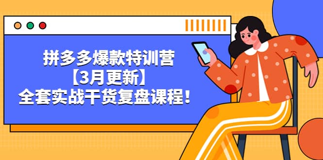 拼多多爆款特训营【3月更新】，全套实战干货复盘课程-宁率网络知识库