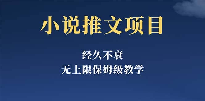 经久不衰的小说推文项目，单号月5-8k，保姆级教程，纯小白都能操作-宁率网络知识库