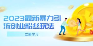 2023最新暴力引流创业粉丝玩法，单日被动引流50+创业粉-宁率网络知识库