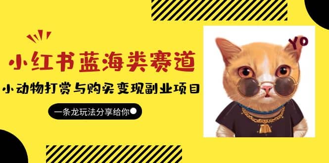 小红书蓝海类赛道：小动物打赏与购买变现副业项目，一条龙玩法分享给你-宁率网络知识库