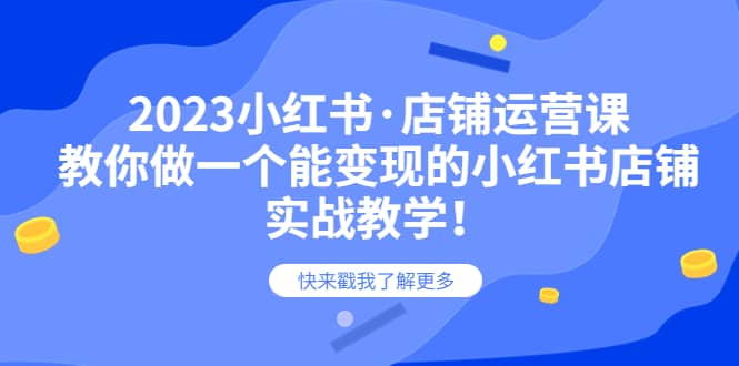 2023小红书·店铺运营课，教你做一个能变现的小红书店铺，20节-实战教学-宁率网络知识库