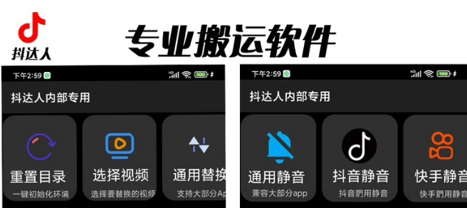 对外收费699抖音傻瓜式一键搬运，起号专用5分钟一个视频《软件+详细教程》-宁率网络知识库