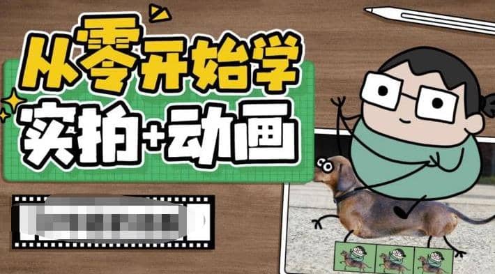 从零开始学实拍加动画，实拍加动画创意教程（49节视频课）-宁率网络知识库
