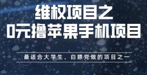 维权项目之0元撸苹果手机项目，最适合大学生、白嫖党做的项目之一【揭秘】-宁率网络知识库