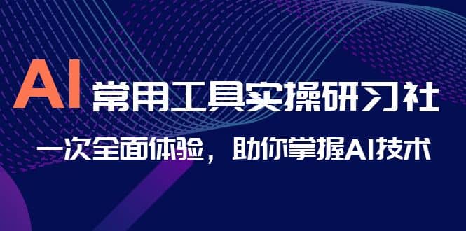 AI-常用工具实操研习社，一次全面体验，助你掌握AI技术-宁率网络知识库