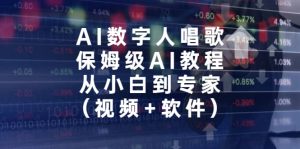 AI数字人唱歌，保姆级AI教程，从小白到专家（视频+软件）-宁率网络知识库