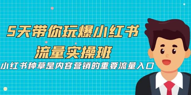 5天带你玩爆小红书流量实操班，小红书种草是内容营销的重要流量入口-宁率网络知识库