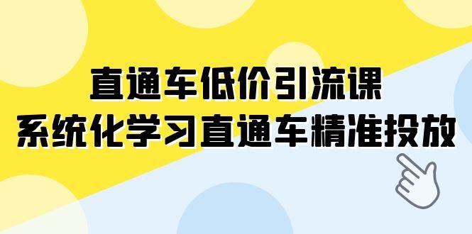 直通车-低价引流课，系统化学习直通车精准投放（14节课）-宁率网络知识库