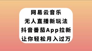 网易云音乐无人直播新玩法，抖音番茄APP拉新，让你轻松月入过万-宁率网络知识库
