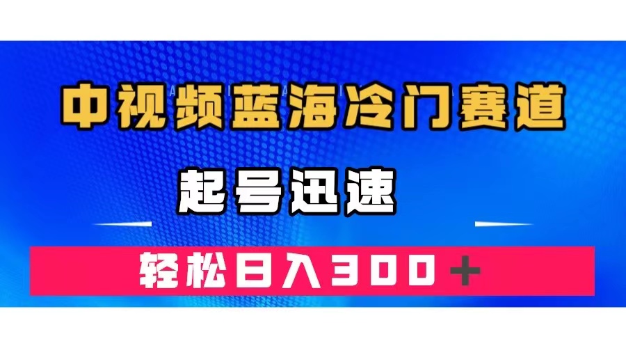中视频蓝海冷门赛道，韩国视频奇闻解说，起号迅速，日入300＋-宁率网络知识库