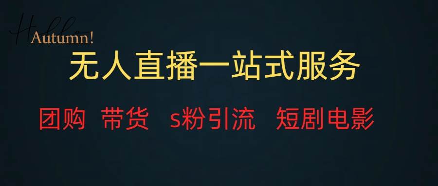 无人直播全套服务，变现稳定-宁率网络知识库