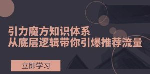 引力魔方知识体系，从底层逻辑带你引爆荐推流量！-宁率网络知识库