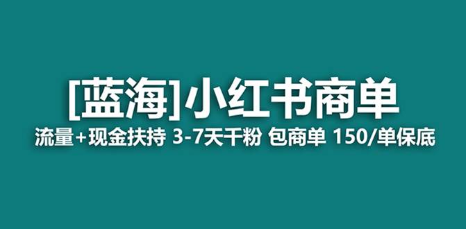 最强蓝海项目，小红书商单！长期稳定，7天变现，商单分配，月入过万-宁率网络知识库