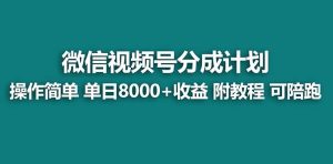 【蓝海项目】视频号分成计划,单天收益8000+,附玩法教程!-宁率网络知识库