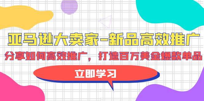 亚马逊 大卖家-新品高效推广，分享如何高效推广，打造百万美金爆款单品-宁率网络知识库