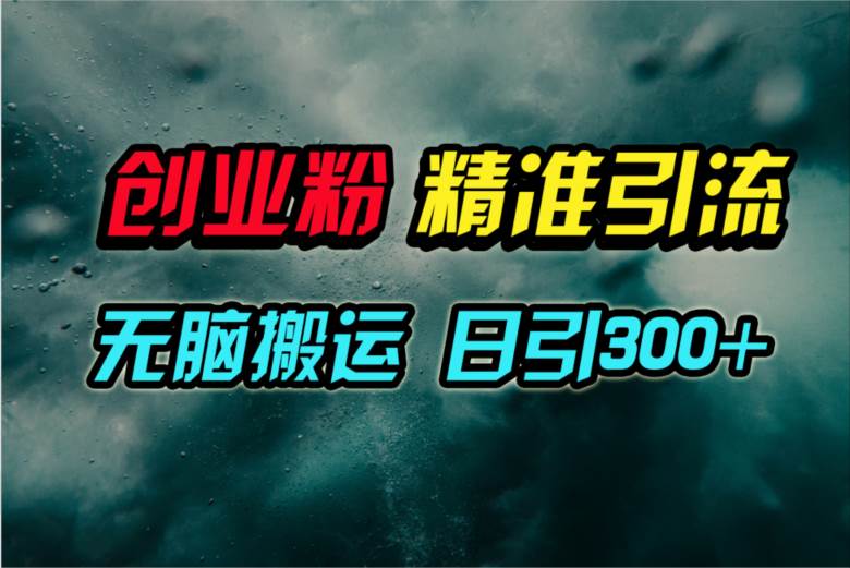 视频号纯搬运日引300+创业粉教程！-宁率网络知识库