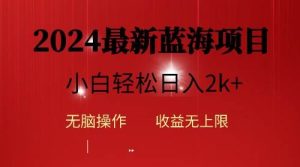 2024蓝海项目ai自动生成视频分发各大平台,小白操作简单,日入2k+-宁率网络知识库