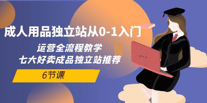 成人用品独立站从0-1入门，运营全流程教学，七大好卖成品独立站推荐-6节课-宁率网络知识库