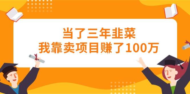 当了三年韭菜我靠卖项目赚了100万-宁率网络知识库