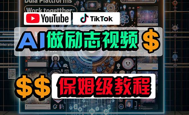 利用AI制作励志视频，在YouTube和TikTok赚钱，小白可做（附工具）-宁率网络知识库