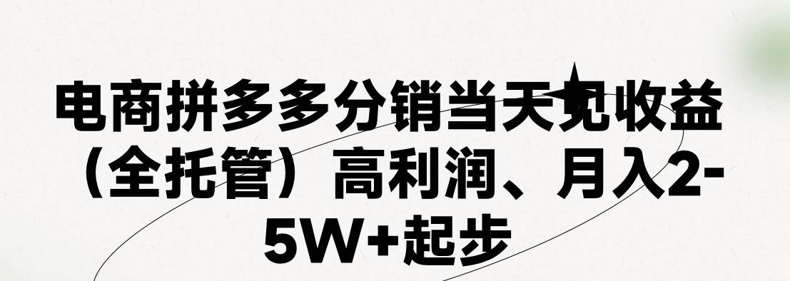 最新拼多多模式日入4K+两天销量过百单，无学费、 老运营代操作、小白福…-宁率网络知识库