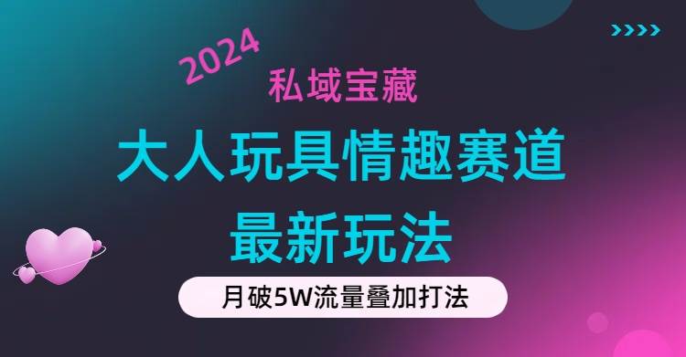 私域宝藏：大人玩具情趣赛道合规新玩法，零投入，私域超高流量成单率高-宁率网络知识库