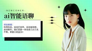 ai智能语聊，单窗口30+单机500+，无脑干！！！-宁率网络知识库