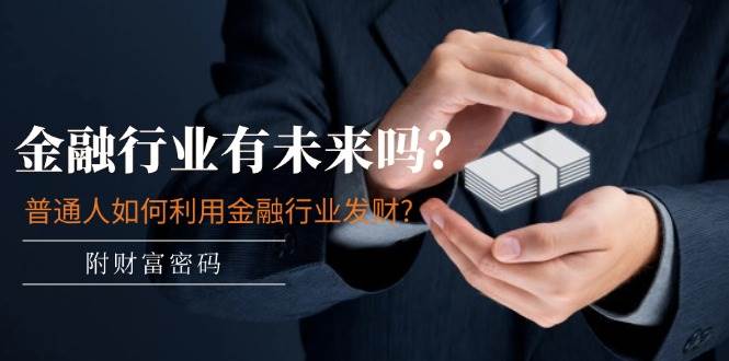 某付费文章：金融行业有未来吗？普通人如何利用金融行业发财?(附财富密码)-宁率网络知识库