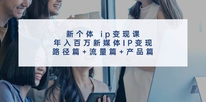 新个体 ip变现课，年入百万新媒体IP变现，路径篇+流量篇+产品篇-宁率网络知识库