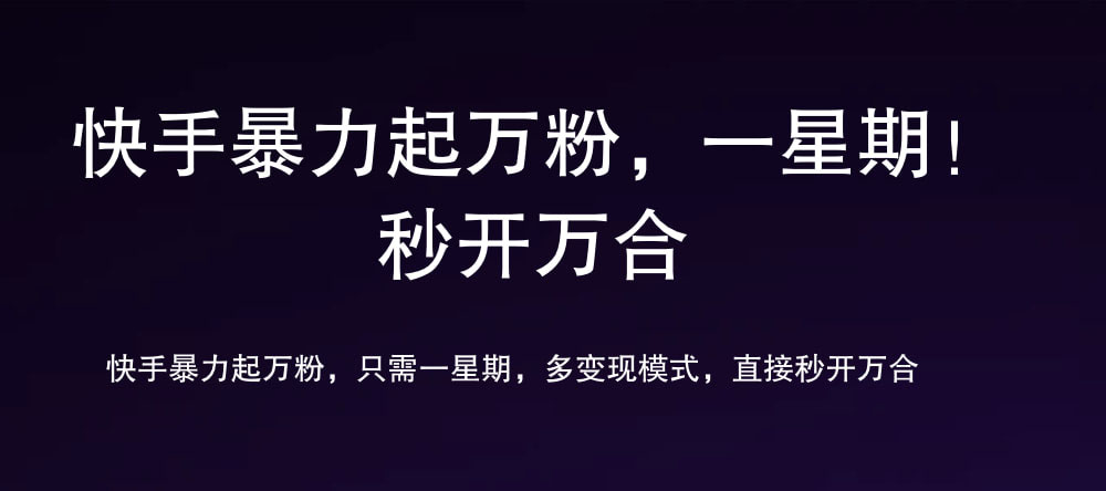 7 天万粉，吸金变现，日入斗金-宁率网络知识库