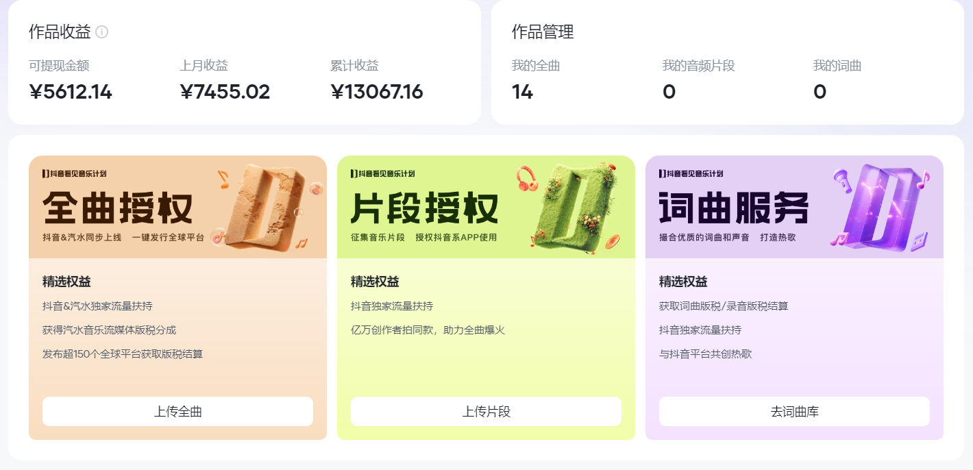 图片[1]-汽水音乐人计划自撸玩法保底月入4000+-宁率网络知识库