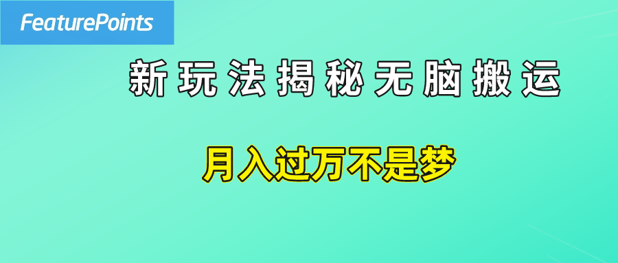 简单操作，每天50美元收入，搬运就是赚钱的秘诀！-宁率网络知识库