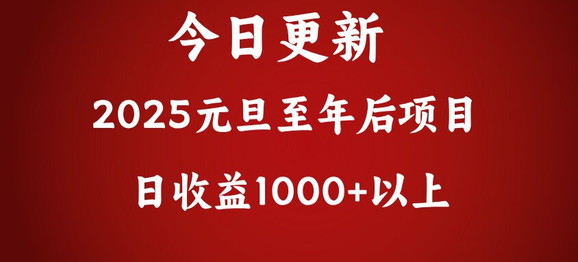 翻身项目，日收益1000+以上-宁率网络知识库