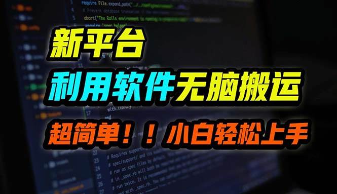 B站平台用软件无脑搬运，月赚10000+，小白也能轻松上手-宁率网络知识库