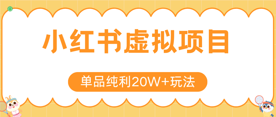 小红书卖虚拟产品，单品纯利20W+玩法分享（4节系列课程）-宁率网络知识库